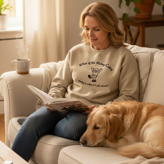 What if the Hokey Cokey really is what it's all about? - Funny Gift, Embroidered Sweatshirt