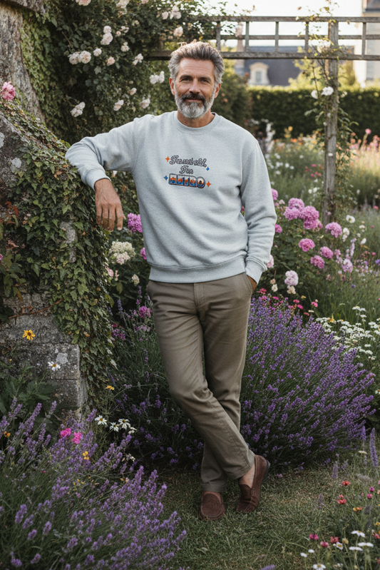 I'm not old, I'm RETRO - Funny Gift, Embroidered Sweatshirt