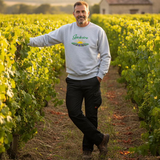 Joie de vivre - Funny Gift, Embroidered Sweatshirt